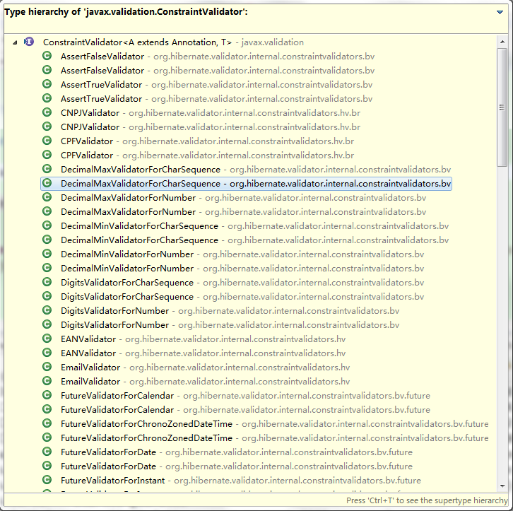 ConstraintValidator实现